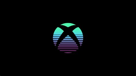 Xbox 4K Wallpaper, Logo, Black background, AMOLED, Gradient, 5K ...