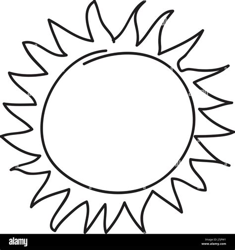 summer sun drawing icon Stock Vector Image & Art - Alamy