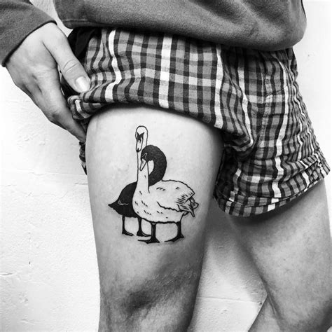 Two birds tattoo - Tattoogrid.net