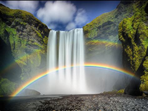 🔥 [50+] Desktop Wallpapers Waterfalls with Rainbow | WallpaperSafari