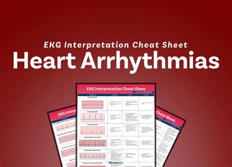 EKG Interpretation Cheat Sheet & Heart Arrhythmias Guide (2020 Update)