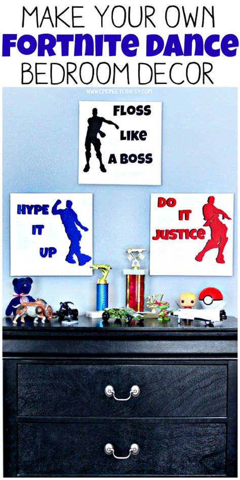 DIY Fortnite Dances Bedroom Decor