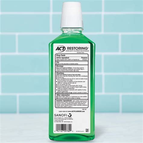 ACT Mint Burst With Zero Alcohol Restoring Anticavity Fluoride ...