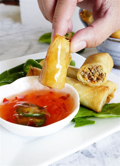 Easy Filipino Lumpia Recipe | The Skinny Pot