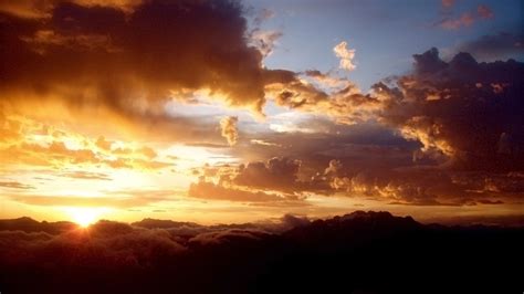 nature, Sky, Clouds, Sunlight, Color, Sunset, Sunrise, Bright ...