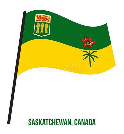 Saskatchewan Flag stock illustration. Illustration of nation - 6243672