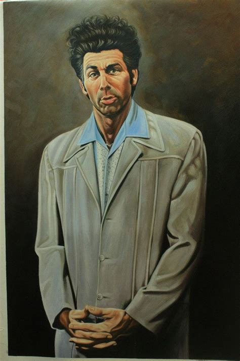 This legit Kramer oil painting. | Seinfeld, Seinfeld kramer, Seinfeld ...