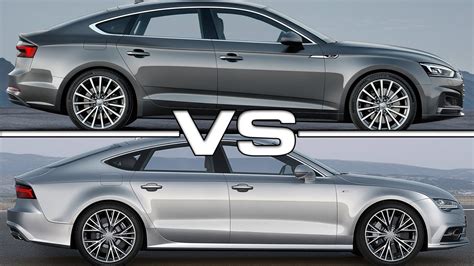 Audi A5 Sportback vs Audi A7 Sportback - YouTube