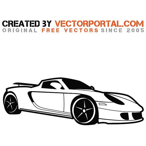 Porsche car image.ai Royalty Free Stock SVG Vector