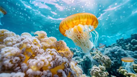 Jellyfish Wallpaper - Rangiroa, 4k, Animals #5735