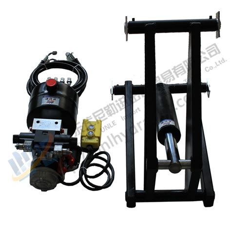 Low profile dump trailer hydraulic scissor hoist lift kit for trailer ...