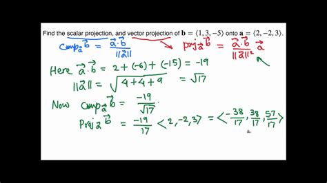 Vector Projection Mathway