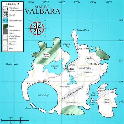 Map of Valbara by PeterSvidler on DeviantArt