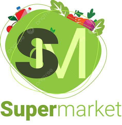 Supermarket Logo Marketing Vector, Supermarket, Logo, Sm PNG and Vector ...