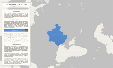 The Hetmanate of Ukraine / Small, but rich : imaginarymaps