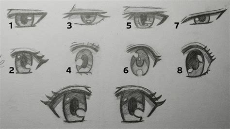 How to Draw ANIME EYES Step by Step | Slow Tutorial for Beginners (No ...