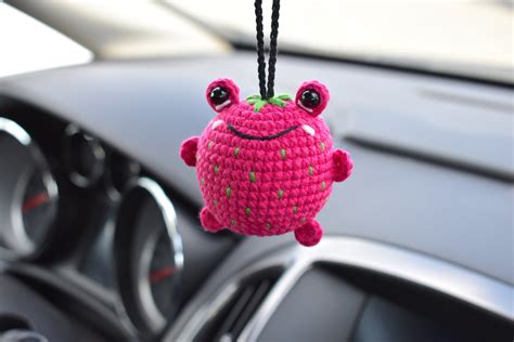 Cute Frog Car Decor Car Accessories for Women Rear View | Etsy