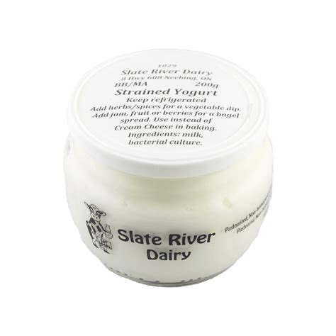 Strained Yogurt – Slate River Dairy