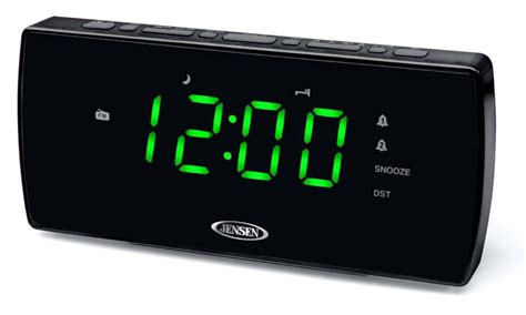 Jensen Jensen Dual Alarm Clock Radio with Auto Time Set - TVs ...