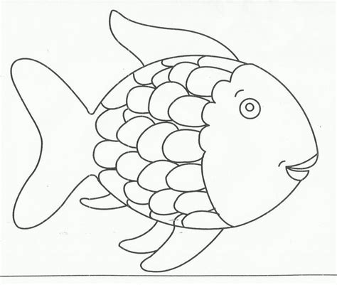 Printable Rainbow Fish Coloring Page Printable Templates 11480 | The ...