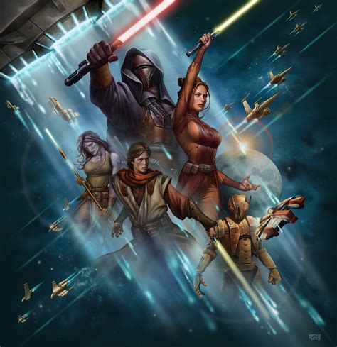 Digital Artist - Star Wars RPG - Knights of the Old Republic Cover