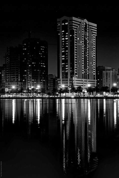 "Sharjah City At Night" by Stocksy Contributor "Yasir Nisar" - Stocksy