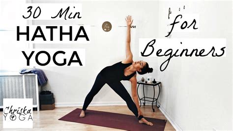 30 Min Hatha Yoga for Beginners - Gentle Beginners Yoga Class - Yoga ...