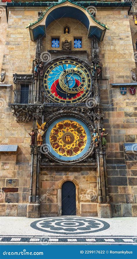 Prague Astronomical Clock on the Old Town Hall Tower, Old Town Square ...