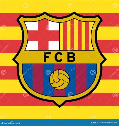 FC Barcelona Logo Editorial Vector Imagen editorial - Ilustración de ...