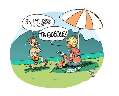 Humour et Coup de soleil ! - Dessin-humoristique