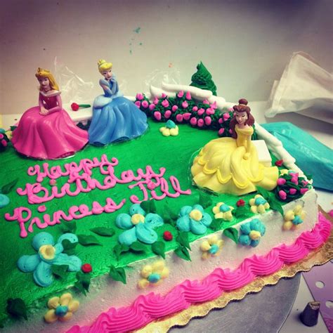 Disney Princess Sheet Cake