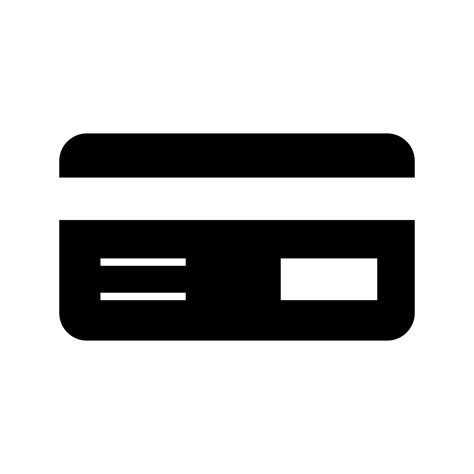 Credit card Glyph Black Icon 512909 Vector Art at Vecteezy