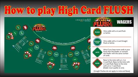 How To Play High Card Flush - Printable Cards