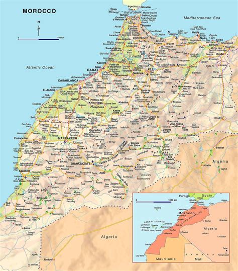 CARTES DU MAROC - Encyclopédie Globale™