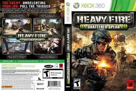 the cover art for heavy fire shattered spear, an upcoming video game ...