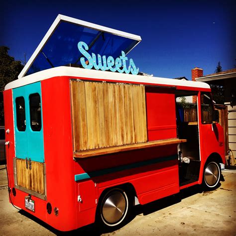 Hula's sweet Treats 1971 Chevy P10 step van | Food truck design, Step ...