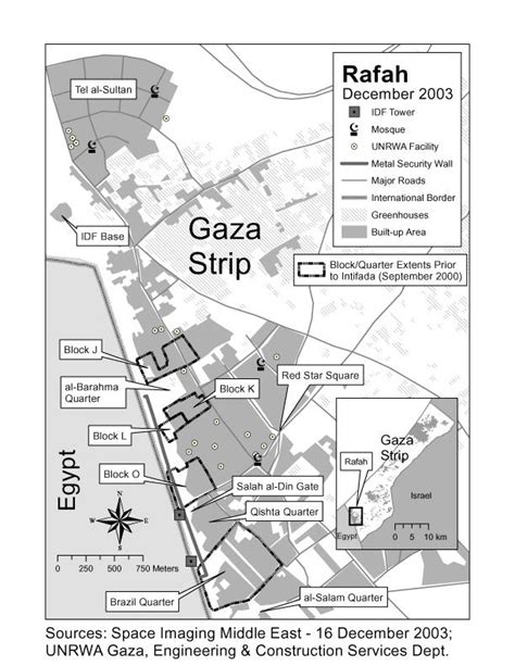 Razing Rafah: Mass Home Demolitions in the Gaza Strip: Map 2: Rafah ...