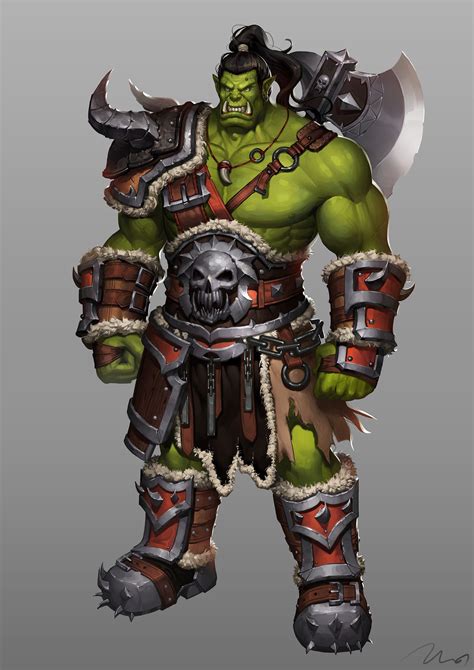 ArtStation - ORC CONCEPT ART, KangSojin /CHOCOLAZY | Fantasy character ...