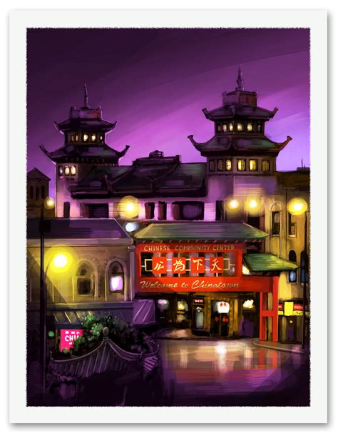 Chicago Chinatown Paintings by Steve Connell