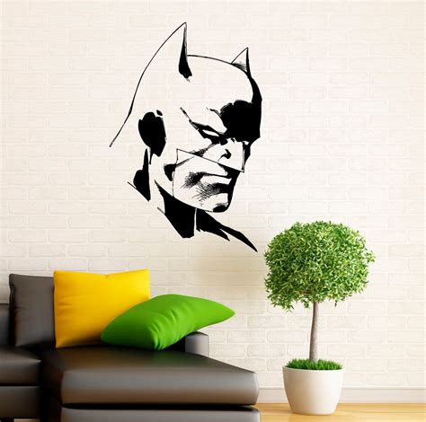 Batman Comics Wall Decal Vinyl Stickers Comics Hero Home | Etsy