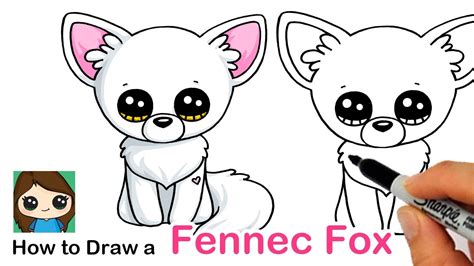 simple fennec fox drawing - Solomon Wayne