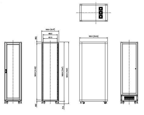 Rack Cabinet Server - 32in Deep - Server-Racks