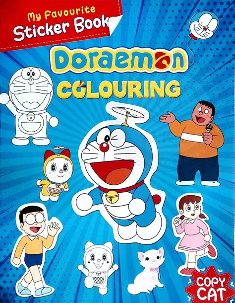 My Favorite Sticker Book Doraemon Coloring Copycat By Kidbiz - Pak Army ...