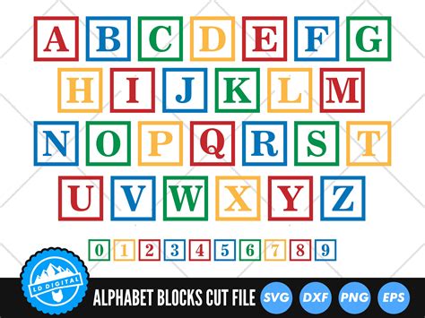 Toy Story Blocks Alphabet Logo Font Svg Png Cricut Thaiweb In Th | The ...