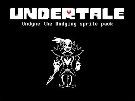 Undertale 'Undyne The Undying' 2x res sprite pack by imkuut on DeviantArt