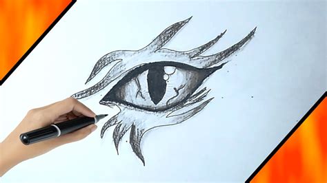 Dragon Eyes Drawing