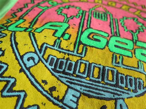 Vintage L.A. Gear T Shirt LA Gear Body Wear Los Angeles Neon T - Etsy