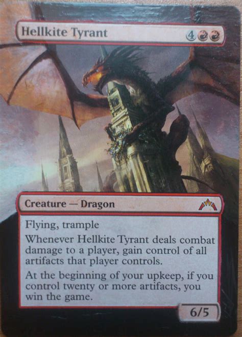 MTG Hellkite Tyrant Altered Art by Derk-Di on DeviantArt