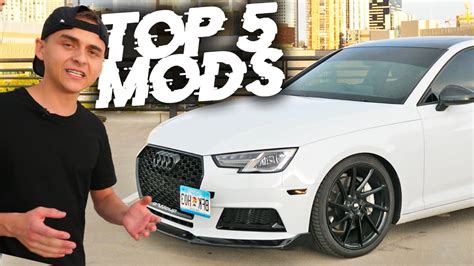 TOP 5 MODS WE'VE DONE ON THE 2017 Audi A4 B9 - YouTube