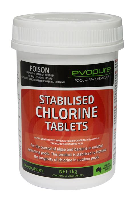 Stabilised Chlorine (Tablets) - Evolution Water and Lighting Solutions